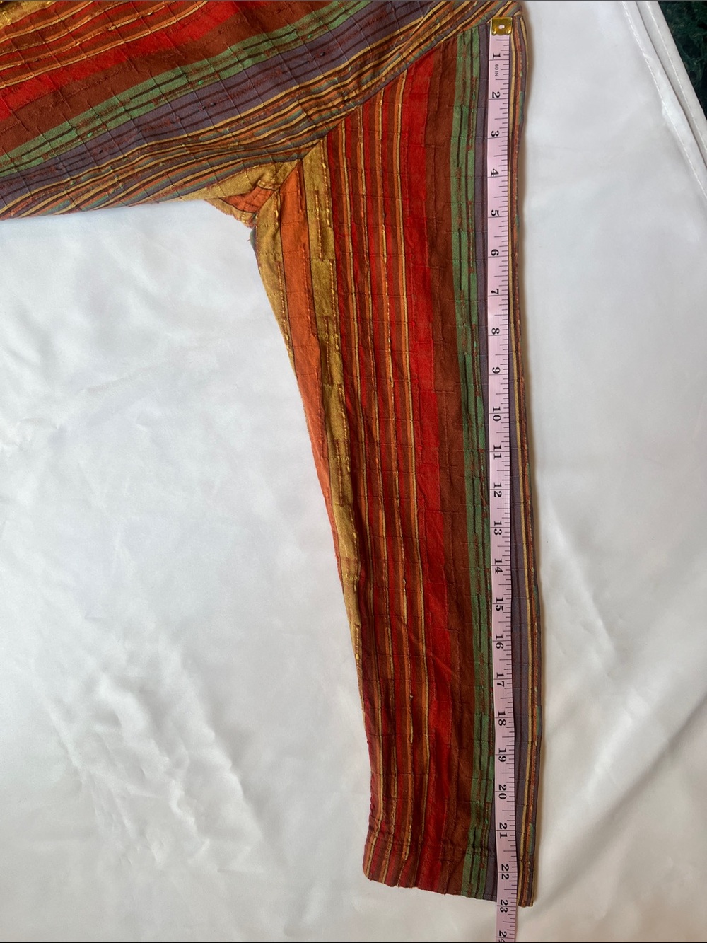 Territory Ahead Cotton Multicolor Stripe Women’s Top Sz M Lightweight Colorful - Picture 5 of 7